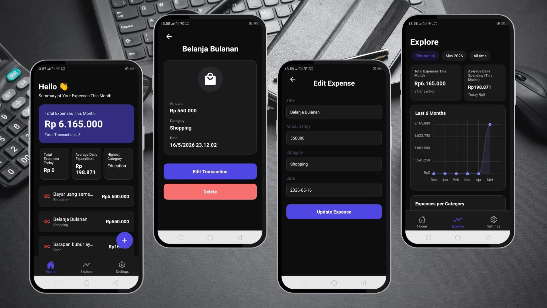 Spendify: Track expenses